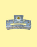 Pressed Daisy Hair Claw Clip