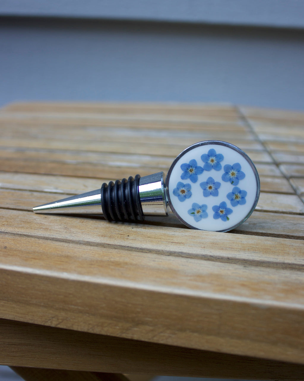 Forget-me-not Wine Stopper