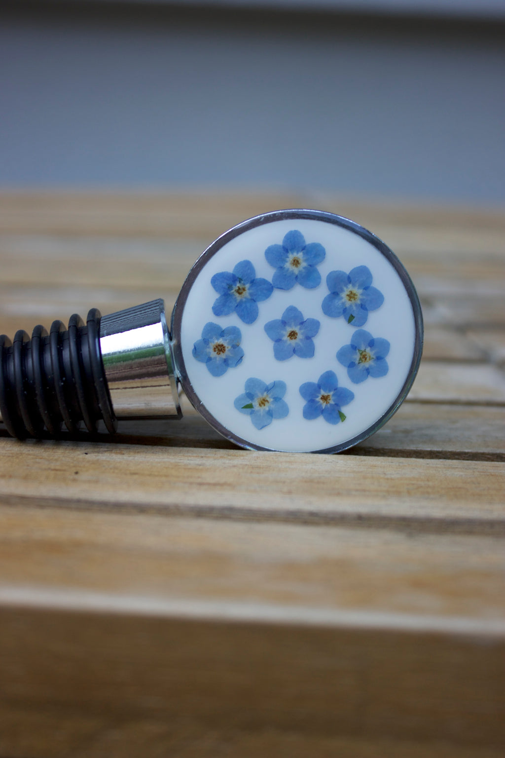 Forget-me-not Wine Stopper