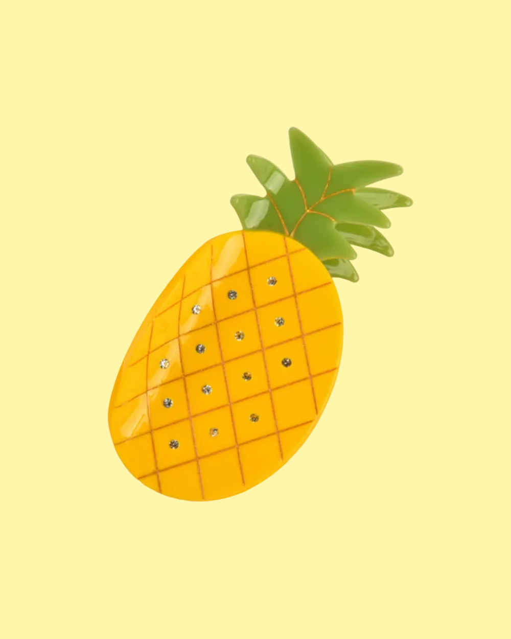 Pineapple Hair Claw Clip