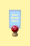 Mushroom Photo Holder
