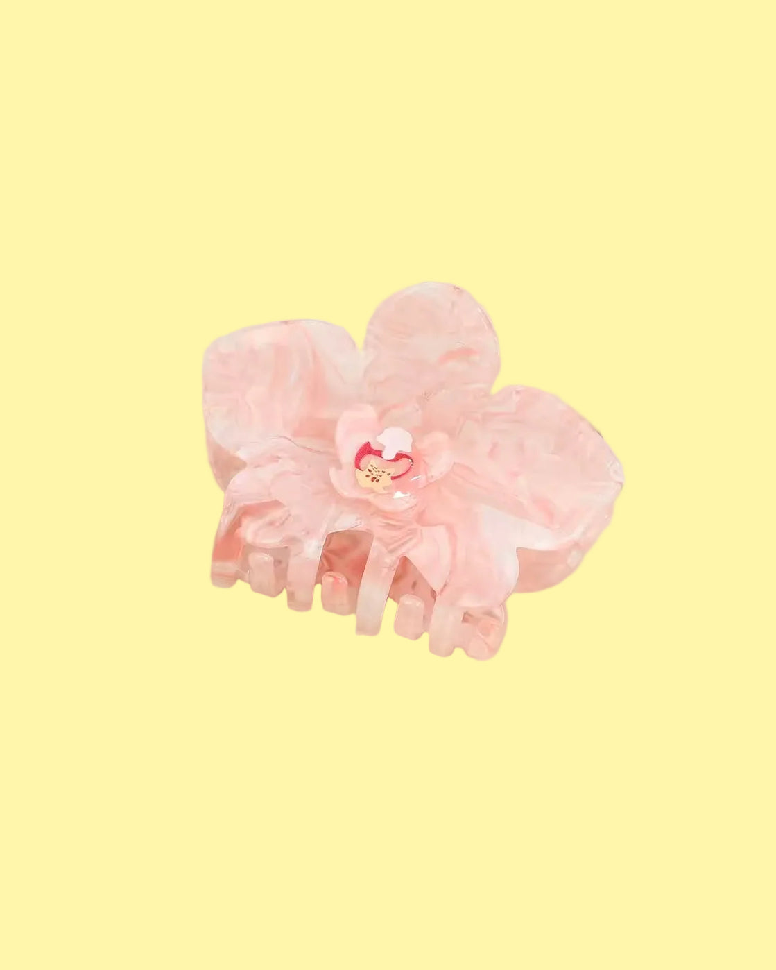 Orchid Hair Claw Clip