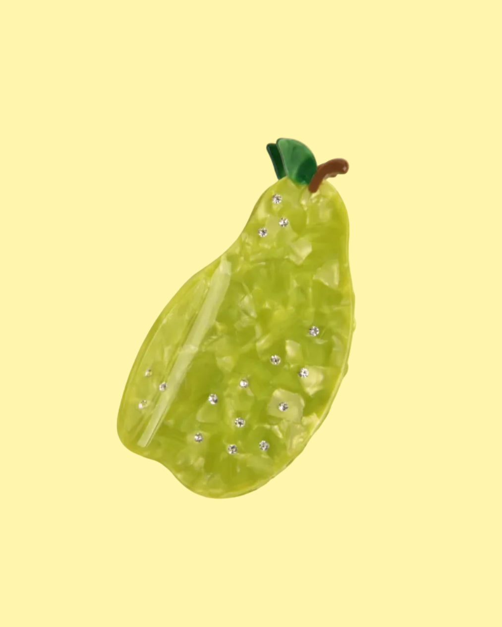 Pear Hair Claw Clip