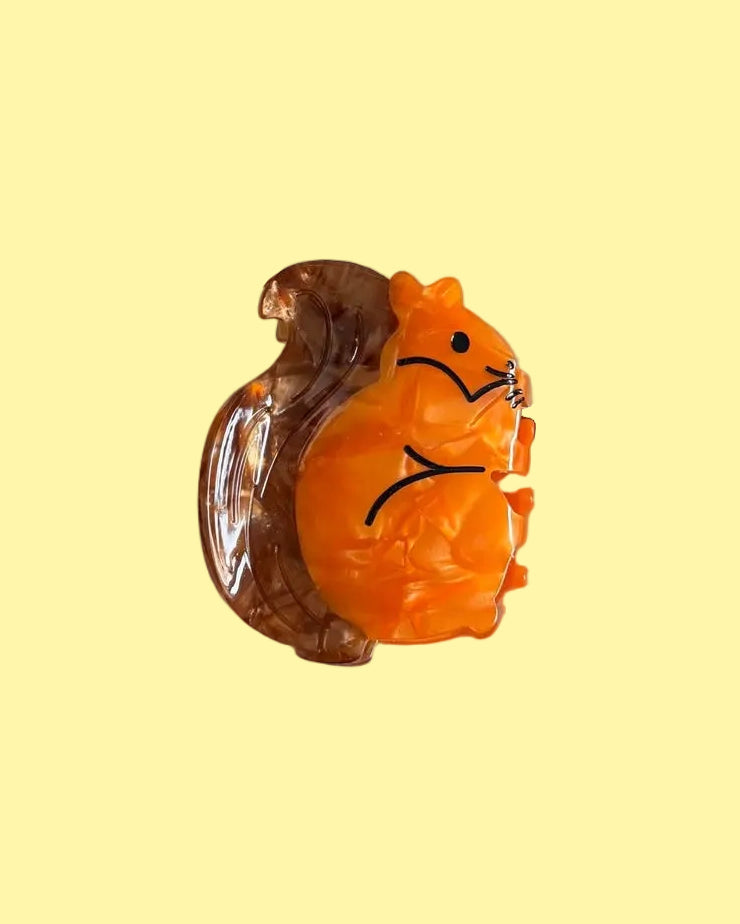 Squirrel Hair Claw Clip
