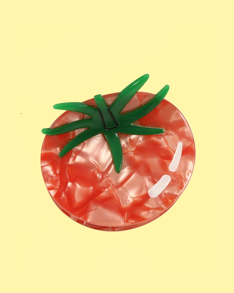 Tomato Hair Claw Clip