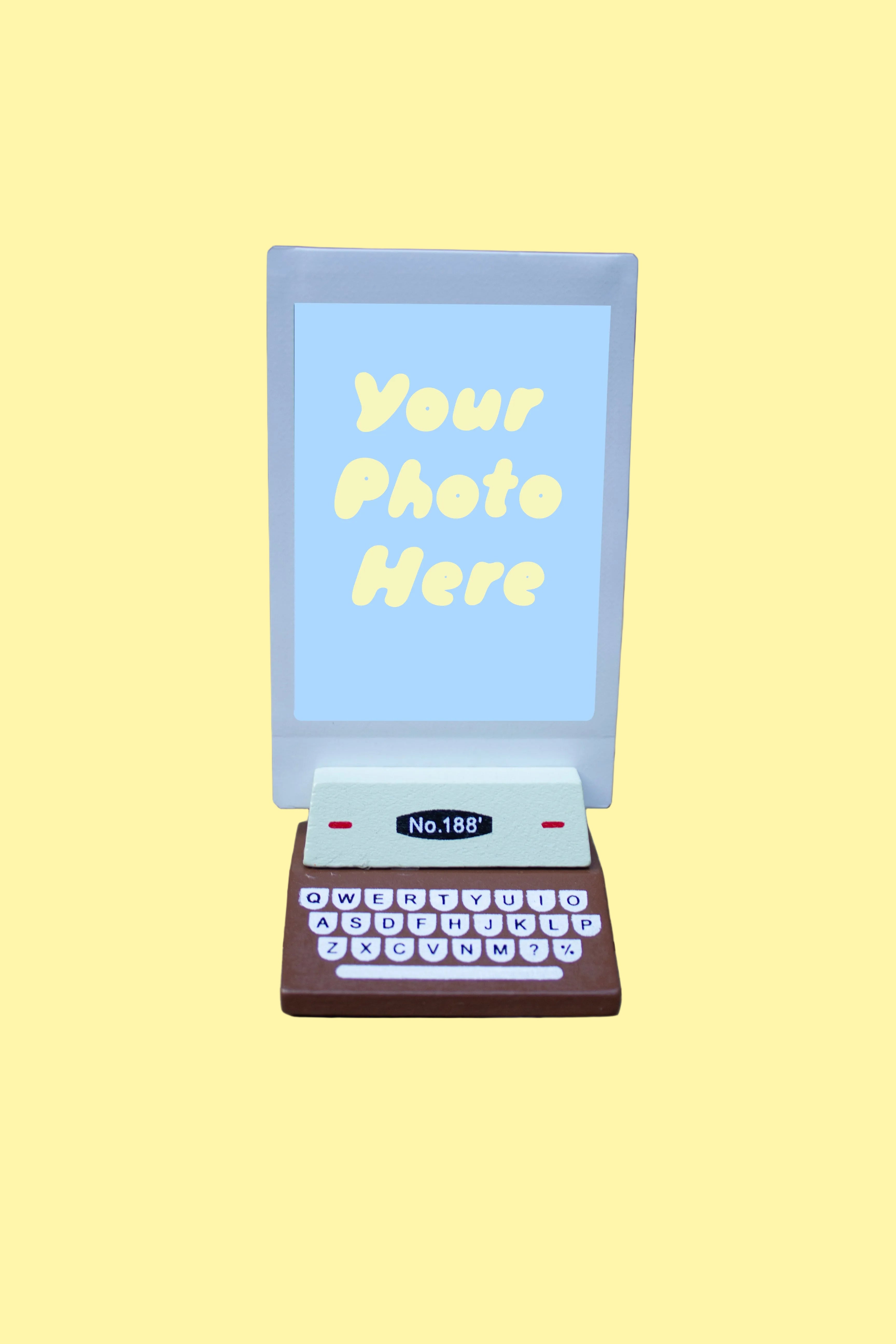 Typewriter Photo Holder